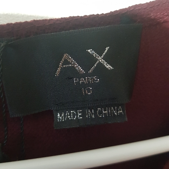 Ax Paris Plum Frill Faux Wrap Belted High Low Sleeveless Maxi Dress - Picture 10 of 15